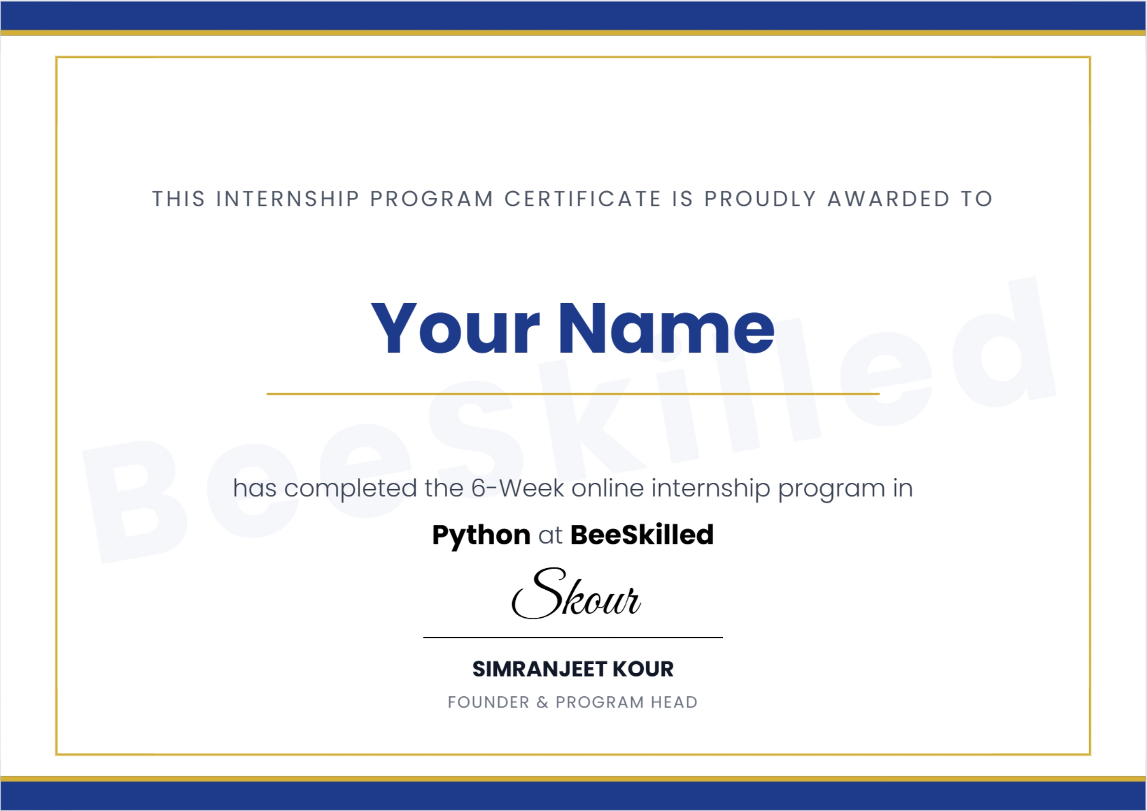 Standard Cert